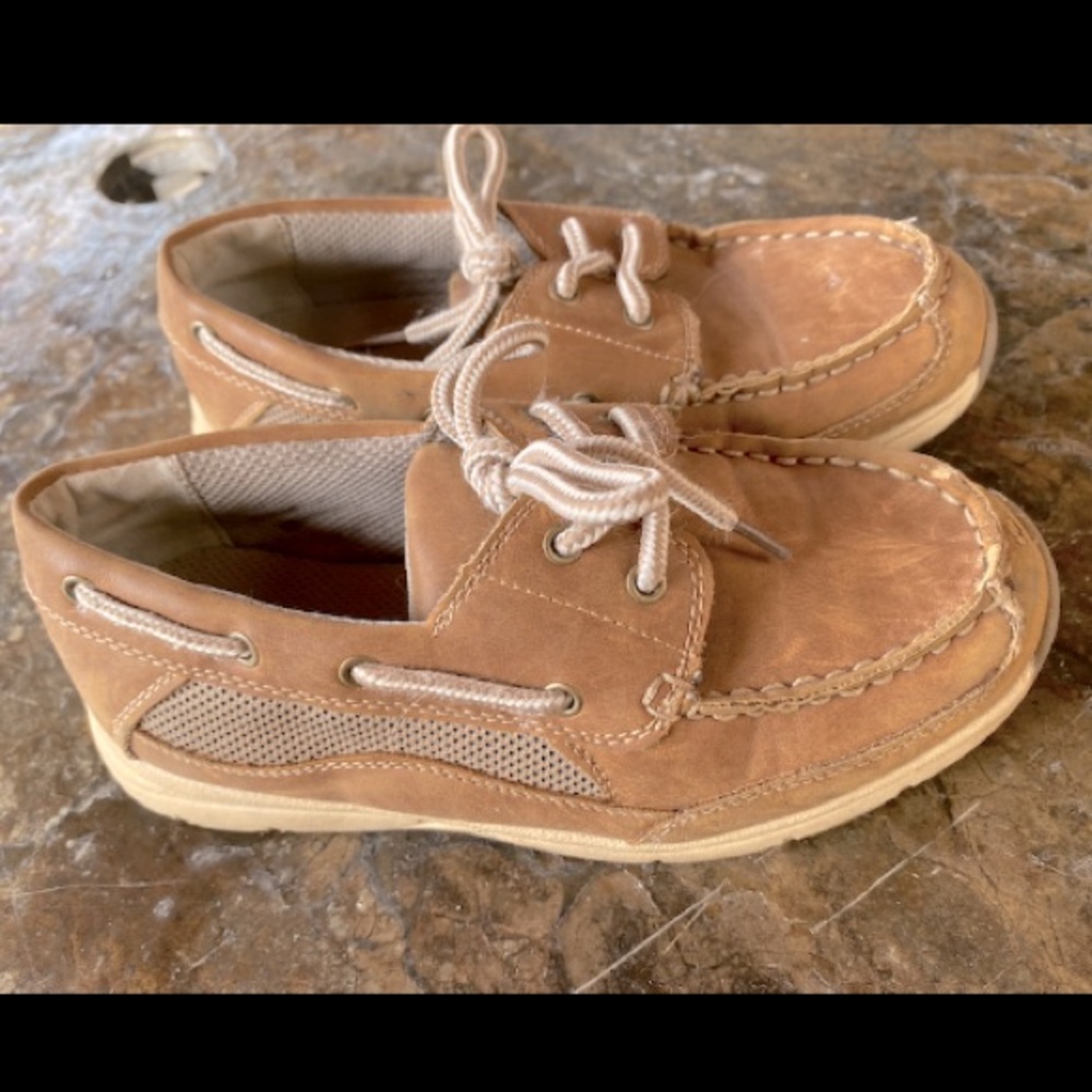 Dexter Boy’s Skid Resistant Brown Dress Shoes Size 1 M dress moccasin lace up